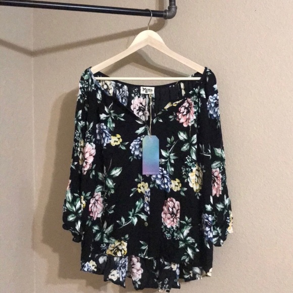 Show Me Your MuMu Tops - NWT $135 Show Me Your Mumu floral blouse top